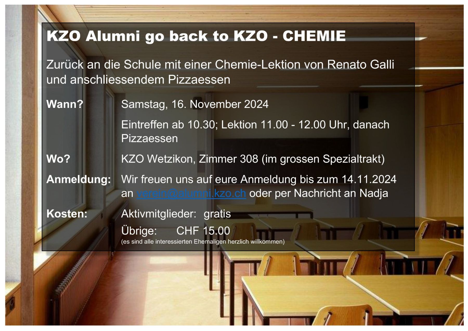 Vorschaubild «Alumni go back to KZO»